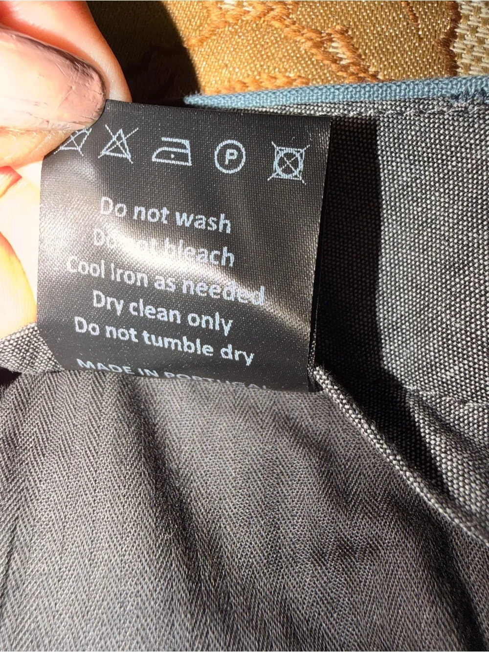 Todd Synder New York Men’s 100% Linen Slacks, Gray, Flat Front, NWT, Sz 36 x 34